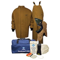 National Safety Apparel KIT4SC65LFLG11 | 65 Cal ArcGuard Arc Flash Kit with Lift Front Hood (LG/11)