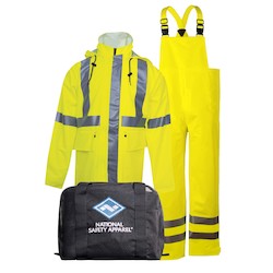 National Safety Apparel KITRLC3SM | Arc H2O FR Rainwear Kit - Type R Class 3 (SM)