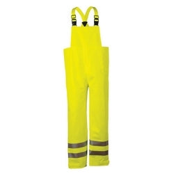 National Safety Apparel R40RL14MD | Arc H2O Flame Resistant Hi-Vis Rain Bib Overall, ANSI Class E, Yellow, M