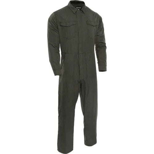 National Safety Apparel SPXHPCA0208MDRG | CARBON ARMOUR Coverall, M, Dark Green