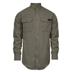 National Safety Apparel TCG01120232 | DRIFIRE Tecgen Select Flame Resistant Work Shirt, 4X-LN, Tan