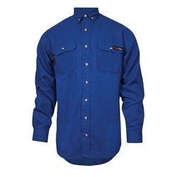 National Safety Apparel TCG01130219 | DRIFIRE Tecgen Select Flame Resistant Work Shirt, L, Royal Blue