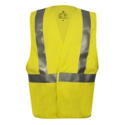National Safety Apparel V20TV2VXL | VIZABLE FR Hi-Vis Contractor Safety Vest, Type R Class 2 (XL), FR Hi-Vis Woven Modacrylic Blend, Class 2
