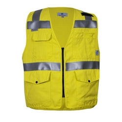 National Safety Apparel VNT99375M | VIZABLE Flame Resistant Survey, ANSI Class 2, Type R, M, Yellow