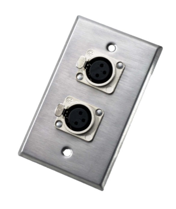 Neutrik 203F | Wallplate, 1 Gang