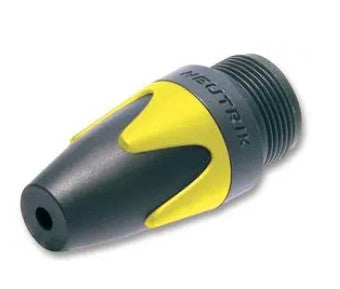 Neutrik BXX-4-YELLOW | Neutrik EtherCON Cat6 Color-Coded Bushing, Fits NE8MC6-MO Housings, Strain Relief