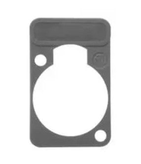 Neutrik DSS-GREY | Wall Plate, Grey “D” Receptacle Cover