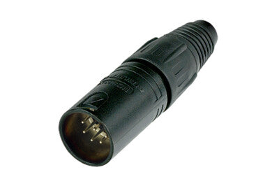 Neutrik NC7MX-BAG | Cable End X Series 7 Pin Male - Black/Silver