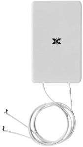 Nextivity A52-X12-100 | Cel-Fi QUATRA Indoor/Outdoor Wideband MIMO Antenna, Pole/Bracket Mount, White, 2m Cable