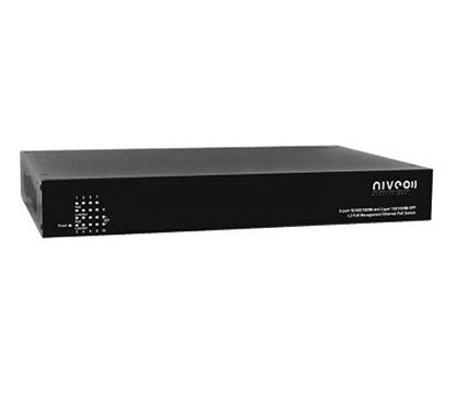 Niveo Professional NGSME8H-AV | PoE Switch, 10-Port, 10/100/1000 Base-T PoE, SFP Port Configuration, 100 to 240 VAC Input