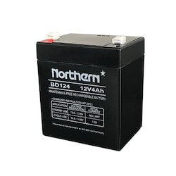 Northern SLA124 12V 4Ah Sealed Lead Battery
