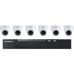 Northern Video N2NVR8KIT6C | N2 Series 8Ch Ip Kit With 8Ch 2Tb, Nvr And 6X 4Mp Eyeball Cameras