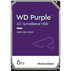 Northern Video WD62PURZ | Wd Purple Hard Disk Drive, 6Tb, Sata 6 Gb/S, 128Mb Cache, Individually Boxed