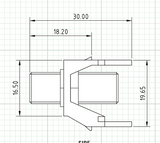Northern NFKY1GHZWH | F Keystone Insert 1Mhz White, Fmale F-Connector Insert, White