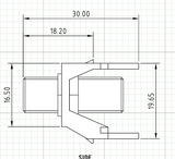 Northern NFKY3GHZWH | F Keystone Coupler 3 Ghz Female - Female White