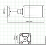 Northern Video HDBIR60WD | Tvi/Cvi/Ahd/960H 1080P Bullet, 2.8Mm, True Wdr,690', 12Vdc, Ip67 - White