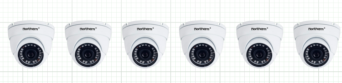 Northern Video N2NVR8KIT6C | N2 Series 8Ch Ip Kit With 8Ch 2Tb, Nvr And 6X 4Mp Eyeball Cameras