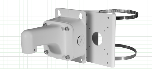 Northern Video N2POLEMT2 | N2 Series Pole Mt For N2Hwm1 & N2Jb1, N2Jb2, N2Jb3, N2Jb4, N2Jb5
