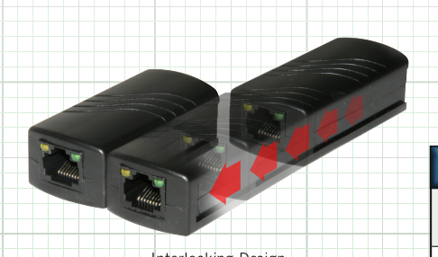 Northern Video VC5PAIRHD | Intrusion Detection Module, Pair Tvi,Cvi,Ahd,960H, Rj45 Balun? With 4 Bnc Pig