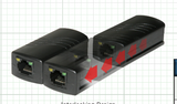 Northern Video VC5PAIRHD | Intrusion Detection Module, Pair Tvi,Cvi,Ahd,960H, Rj45 Balun? With 4 Bnc Pig