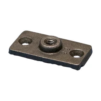 Nvent Caddy 365M0037PL | 365M Malleable Iron Wall or Ceiling Plate, Plain, 3/8" Rod
