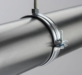 Nvent Caddy 4290150EG | Macrofix Plus NI EZ with Easy Closure, 1 1/2" Pipe, 1.9"–1.969" OD, 3/8" Rod