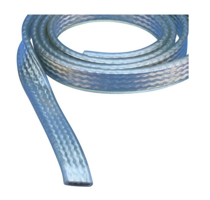 Nvent Eriflex 510300 | Braid, Tinned, Width 0.7 in., Copper; Polyvinylchloride, Overall Length 82 ft., 31.57 kcmil