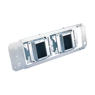 Nvent Caddy A1BF3GF3N | CADDY ALL-IN-ONE Between-Stud With Removable Mud Ring, Multi-Box, (8) 1/2", 3/4", (3) 1/2" Knockouts, 1 Gang, 32.8 in³ Box, 1 1/4" Drywall, 3 5/8"