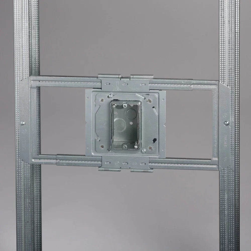 Nvent Caddy AMR1020SG | Adjustable Mud Ring, 1 Gang, 5/8"–1 1/4" Drywall