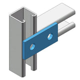 Nvent Caddy F220000EG | Two Hole Flat Bracket, Steel, EG, 3.25"