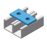 Nvent Caddy F220000EG | Two Hole Flat Bracket, Steel, EG, 3.25"