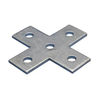 Nvent Caddy F280000EG | Five Hole Flat Cross Bracket, EG, 5.38" x 5.38"
