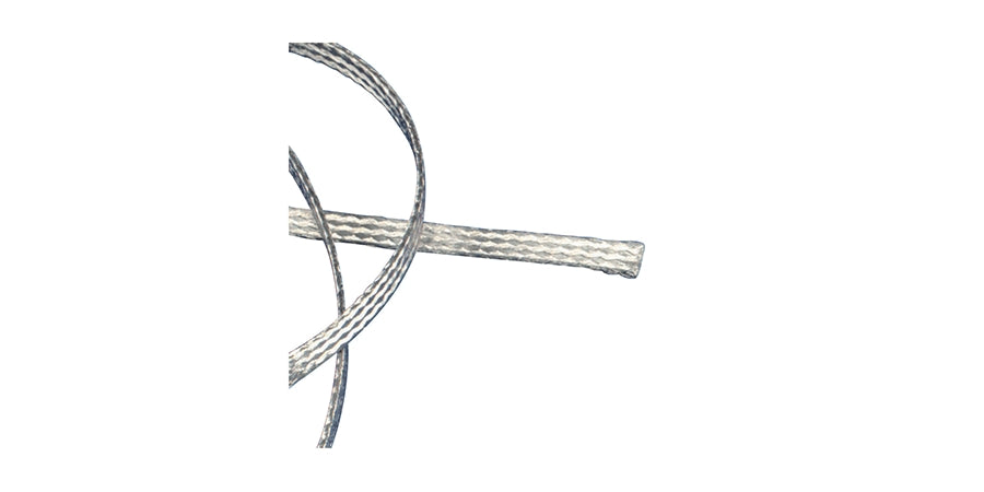 Nvent Eriflex FTCB15100 | Flat Braid, Tinned, Width 1.6 in., Copper, Overall Length 82 ft., 197.35 kcmil