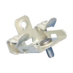 Nvent Caddy M58S | Hammer-On Flange Clip, Bottom Mount with Stud, Spring Steel, 5/16"-1/2" Flange