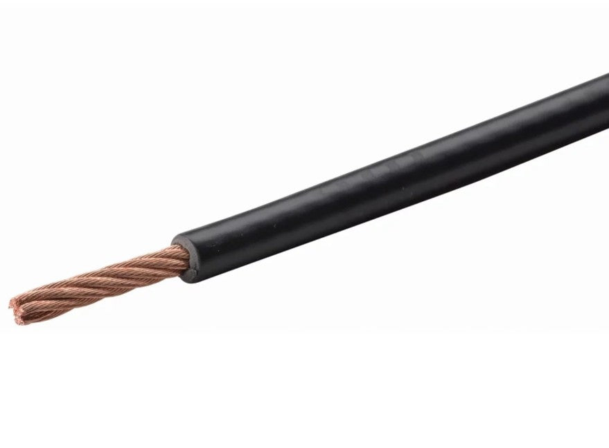 Nvent Caddy SBS8INSUL | Insulated Rail Signal Bond Strand, Bare, AREMA S-8, Black, 1000'