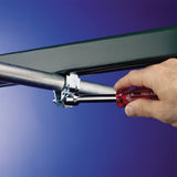 Nvent Caddy SK645I | SK Single Piece Strut Clamp for Conduit, Steel, EG, 4" EMT, 4" Rigid/Pipe