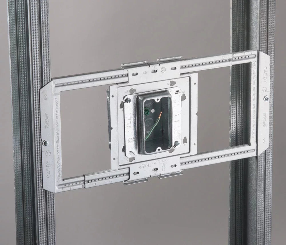 Nvent Caddy TBP4D | HD Telescoping Bracket Between Stud Assembly, 4" Box