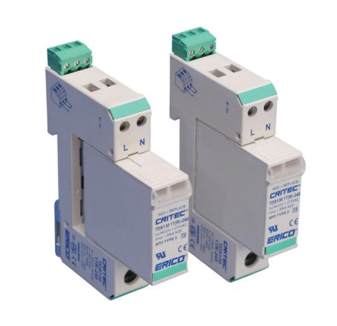 Nvent Caddy TDS1301TR150 | Transient Discriminating Surge Diverter, 20 kA 3 Mode, 120 V
