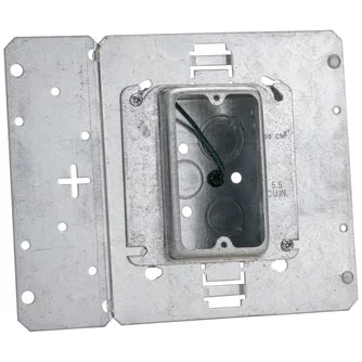 Nvent Caddy UMP1M5 | UUM Bracket on Stud Assembly, 4 11/16" Box, 1 Gang 3/4" Deep Mud Ring