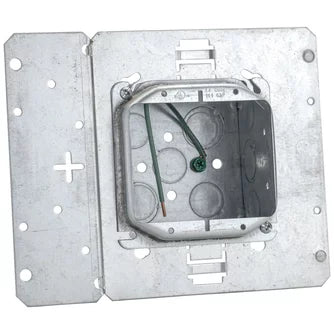 Nvent Caddy UMP1M6 | UUM Bracket on Stud Assembly, 4 11/16" Box, 2 Gang 3/4" Deep Mud Ring