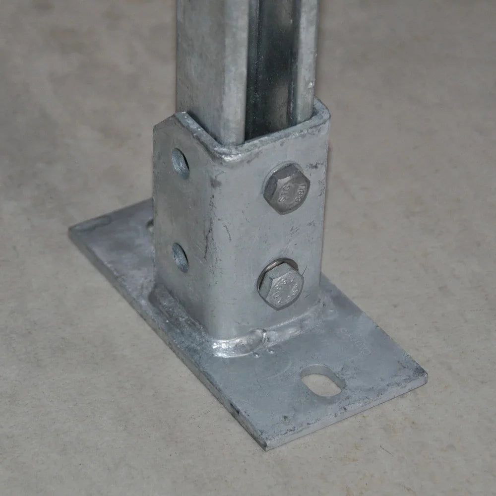 Nvent Caddy ZGA512 | Rectangular Post Base Plate, 3.94" x 6.3" x 3.15"