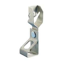Nvent Caddy 1226TI | 122-Ti/T Rod To Z Purlin Clip, 0.375" Hole, Threaded, 0.0625"-0.25" Flange