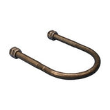 Nvent Caddy 150M0200PL | 150M Standard U-Bolt, Steel, Plain, 2" Pipe, 2.375" Od, 3/8" Rod