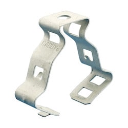 Nvent Caddy 24M4I | Snap Close Conduit/Pipe Clamp, Spring Steel, 1 1/2" Emt, 1 1/2" Rigid/Pipe, 1/4" Hole, Threaded