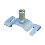 Nvent Caddy 2G9WB | 2G9 Twist Clip For Track Lighting, Narrow Grid, 7/16" Screw, Brass Barrel Nut