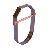 Nvent Caddy 4020400CP | 402 Clevis Hanger For Copper Tube, Light Duty, 4" Pipe, 4.125" Od, 1/2" Rod