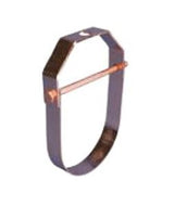 Nvent Caddy 4020250CP | 402 Clevis Hanger For Copper Tube, Light Duty, 2 1/2" Pipe, 2.625" Od, 1/2" Rod