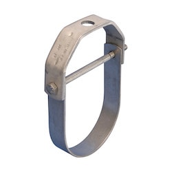Nvent Caddy 4060500S4 | 406 Clevis Hanger, Stainless Steel, 5" Pipe, 5.563" Od, 5/8" Rod