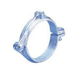 Nvent Caddy 4550300PL | 455 Malleable Split Ring Hanger, Plain, 3" Pipe, 3.5" Od, 1/2" Rod