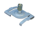 Nvent Caddy 4G8WB | 4G8 Twist Clip For Track Lighting, Caddy Armour, 15/16" T-Grid, #8 Screw, 5/8" Screw, Brass Barrel Nut